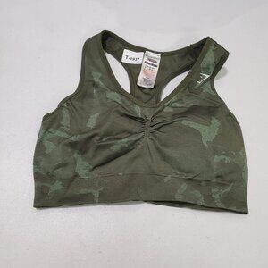 Gymshark Green Camo Sports Bra